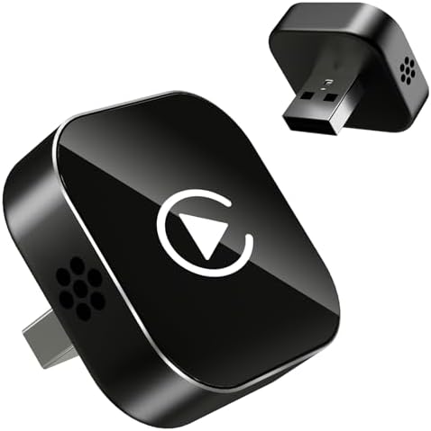 Valorya wireless CarPlay adapter - compact white design